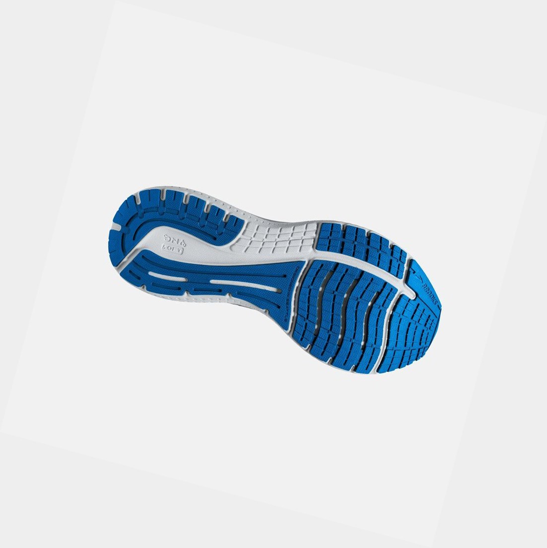 Chaussures Running Route Brooks Glycerin 19 Grise Bleu Foncé Homme | GRV-59694109