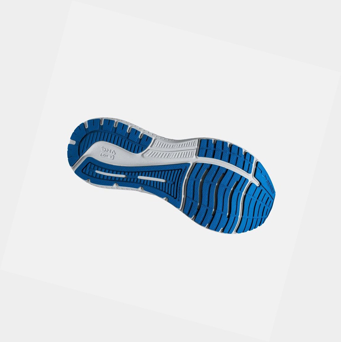 Chaussures Running Route Brooks Glycerin GTS 19 Grise Bleu Foncé Homme | ZIK-17297201