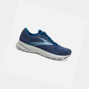 Chaussures Running Route Brooks Launch 7 Bleu Grise Homme | IWK-39436025