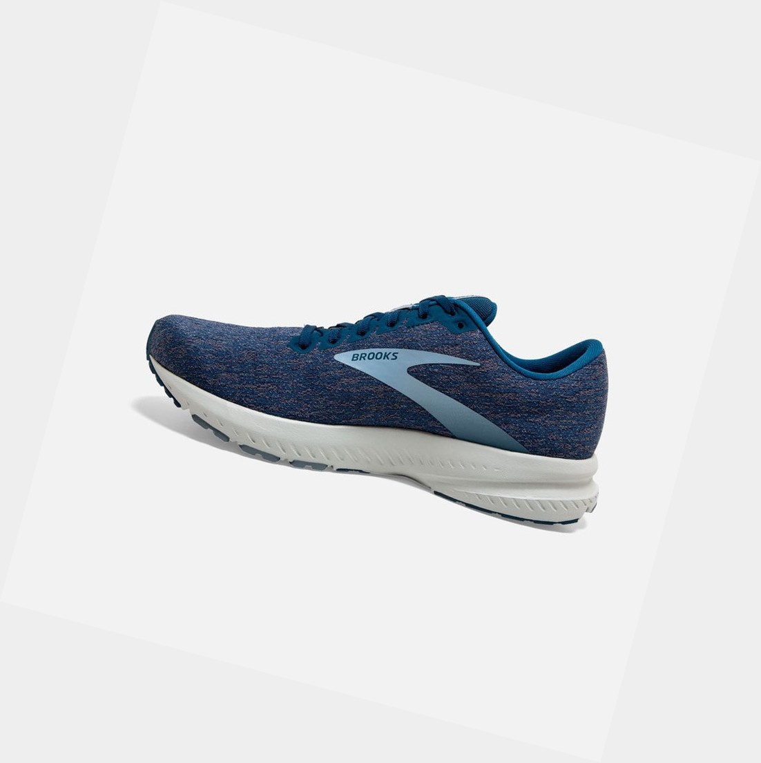 Chaussures Running Route Brooks Launch 7 Bleu Grise Homme | IWK-39436025