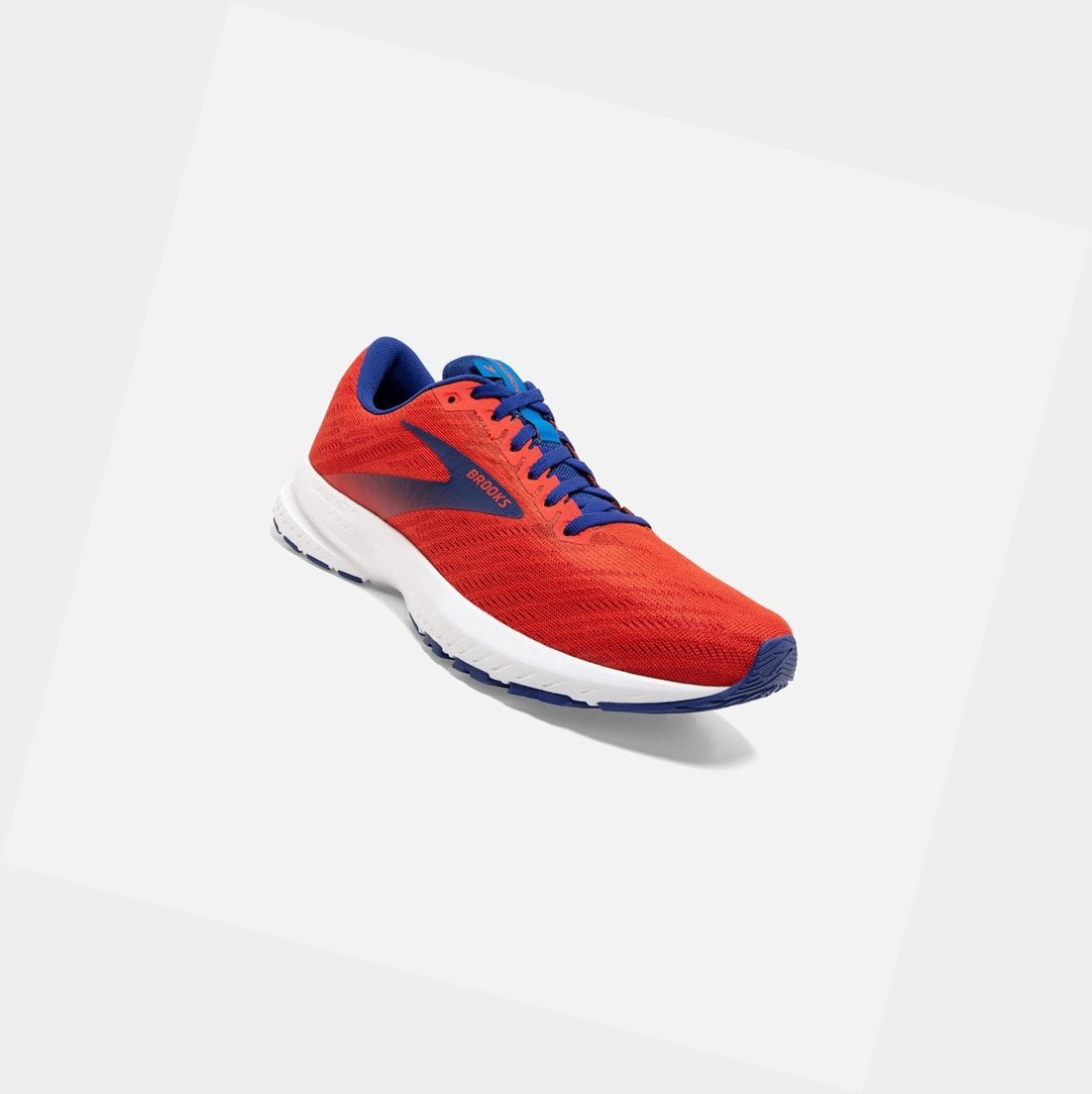 Chaussures Running Route Brooks Launch 7 Rouge Homme | GNU-17548145