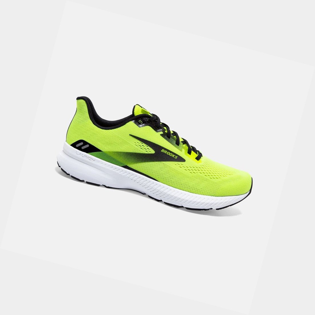 Chaussures Running Route Brooks Launch 8 Noir Blanche Homme | LAP-82936571