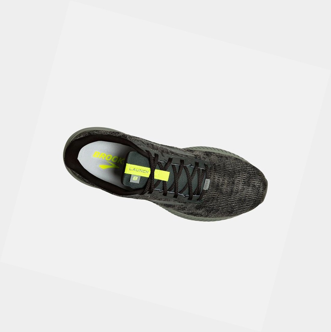 Chaussures Running Route Brooks Launch 8 Noir Homme | CPN-13572968