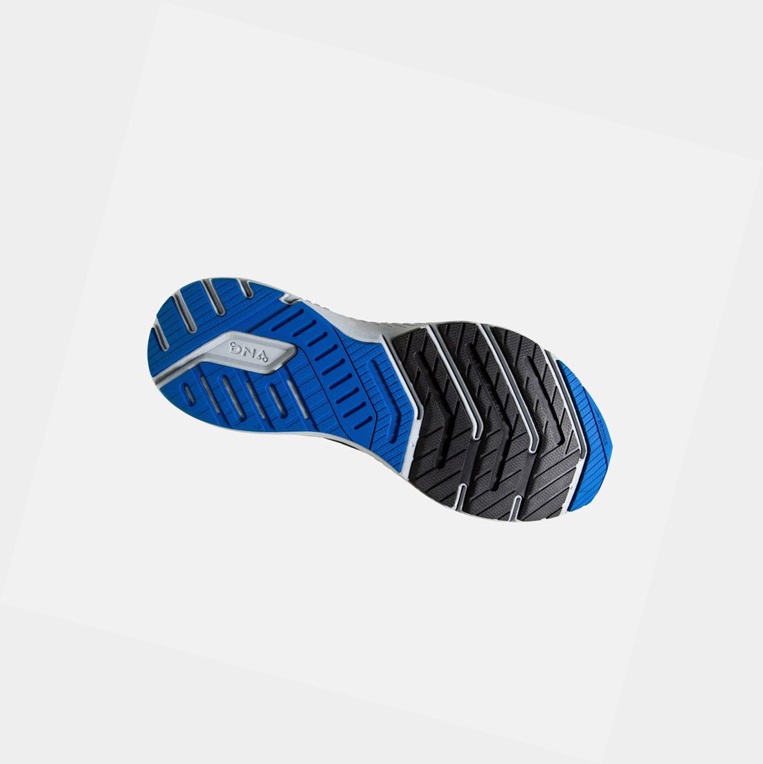 Chaussures Running Route Brooks Launch GTS 8 Noir Grise Bleu Homme | TAE-87010168