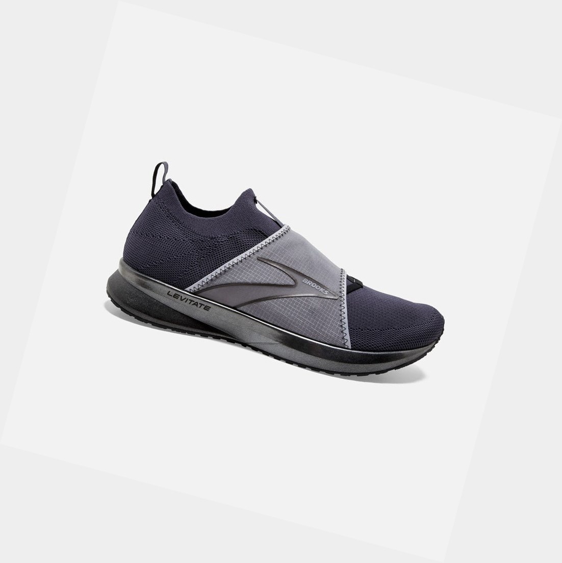 Chaussures Running Route Brooks Levitate 4 LE Grise Noir Homme | XBV-25155432