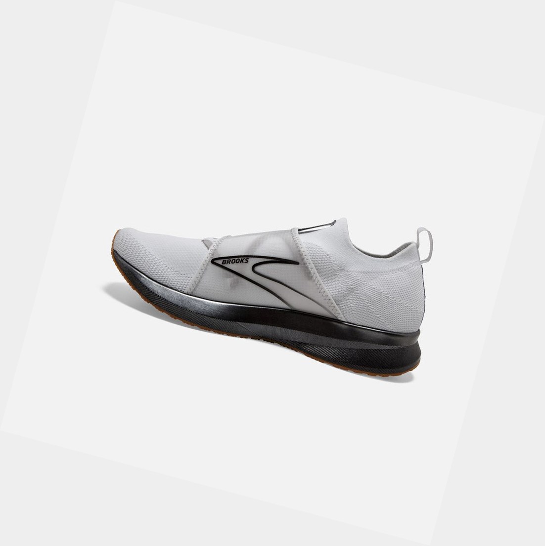 Chaussures Running Route Brooks Levitate 4 LE Blanche Noir Homme | YAU-29146840