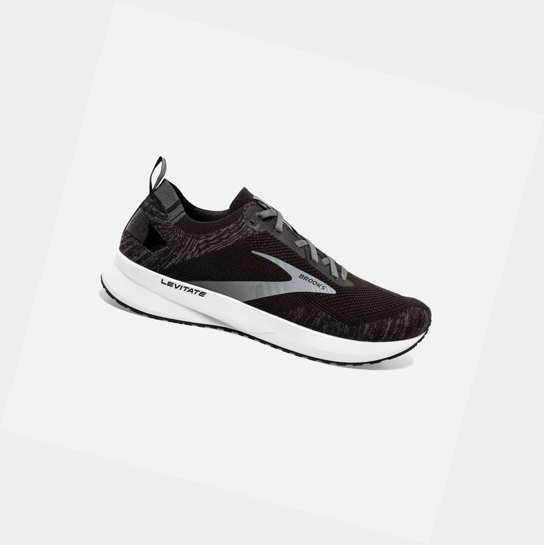 Chaussures Running Route Brooks Levitate 4 Noir Blanche Homme | NSA-79238516