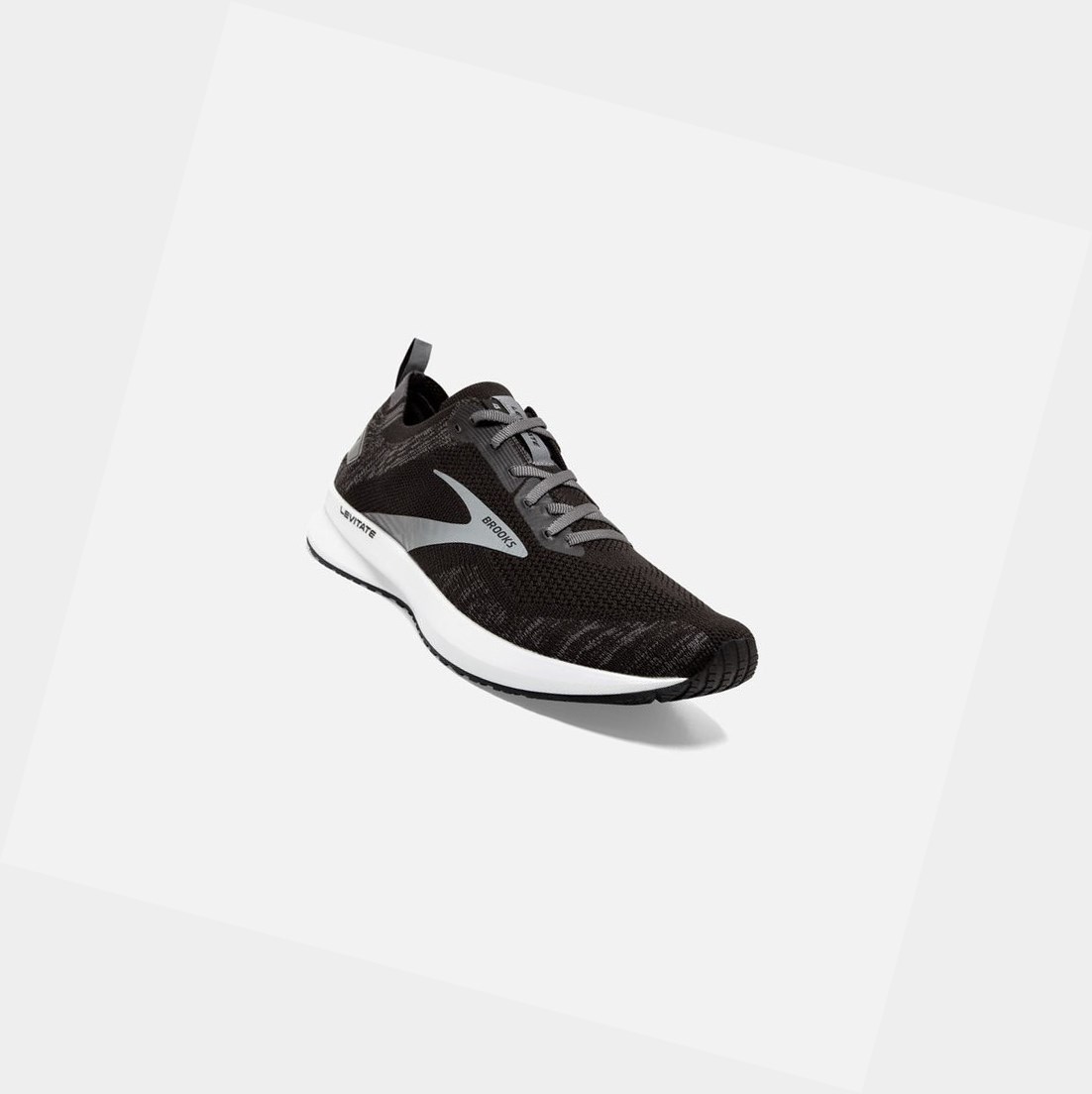 Chaussures Running Route Brooks Levitate 4 Noir Blanche Homme | NSA-79238516