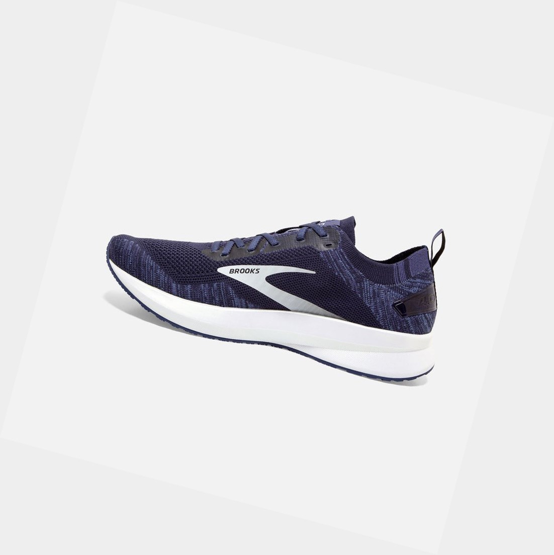 Chaussures Running Route Brooks Levitate 4 Bleu Marine Grise Blanche Homme | OSH-78700814