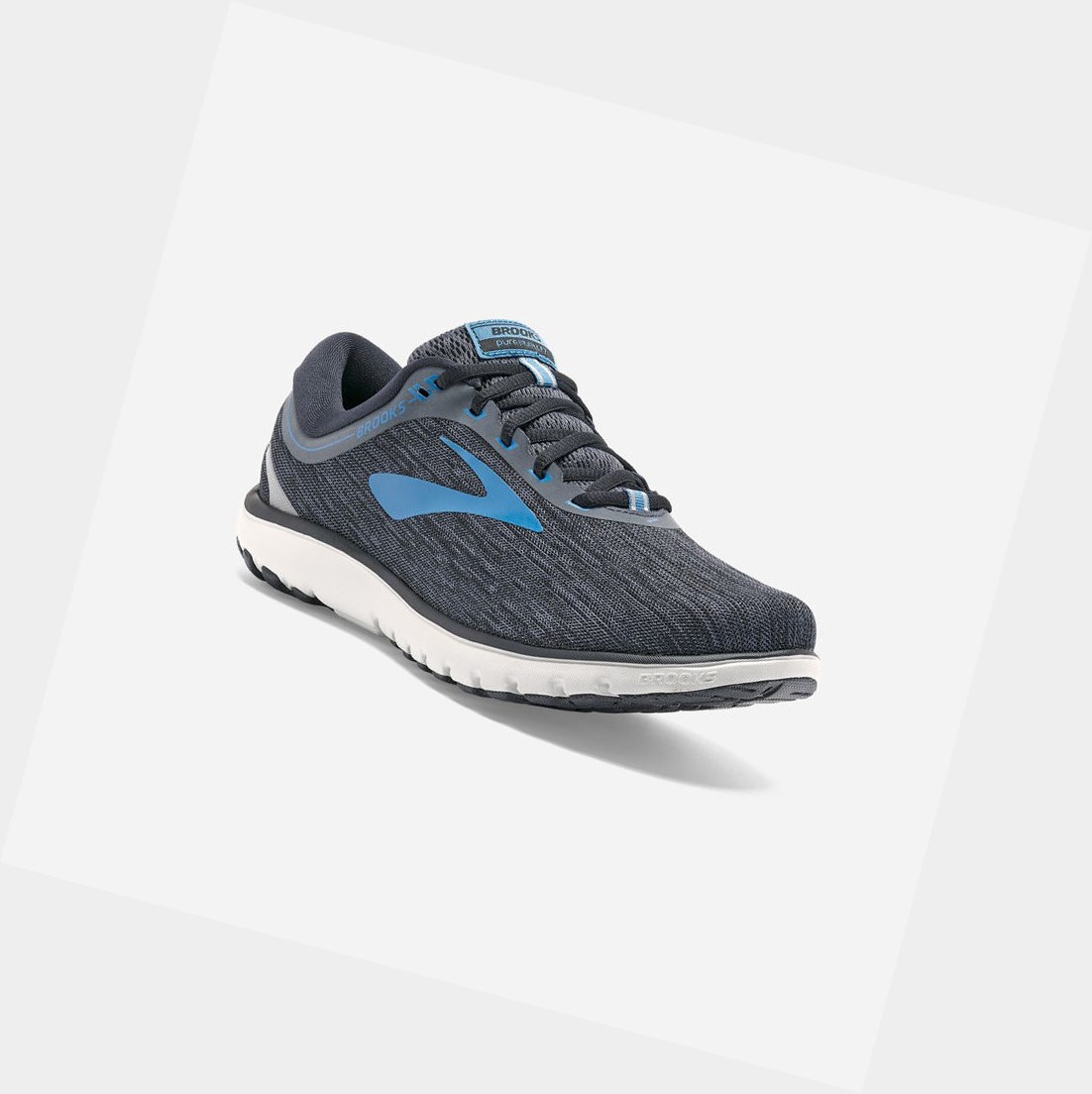 Chaussures Running Route Brooks PureFlow 7 Noir Noir Homme | AQA-48967337