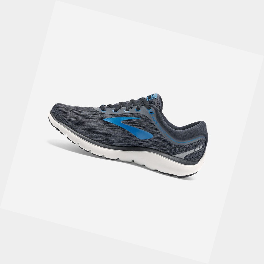 Chaussures Running Route Brooks PureFlow 7 Noir Noir Homme | AQA-48967337