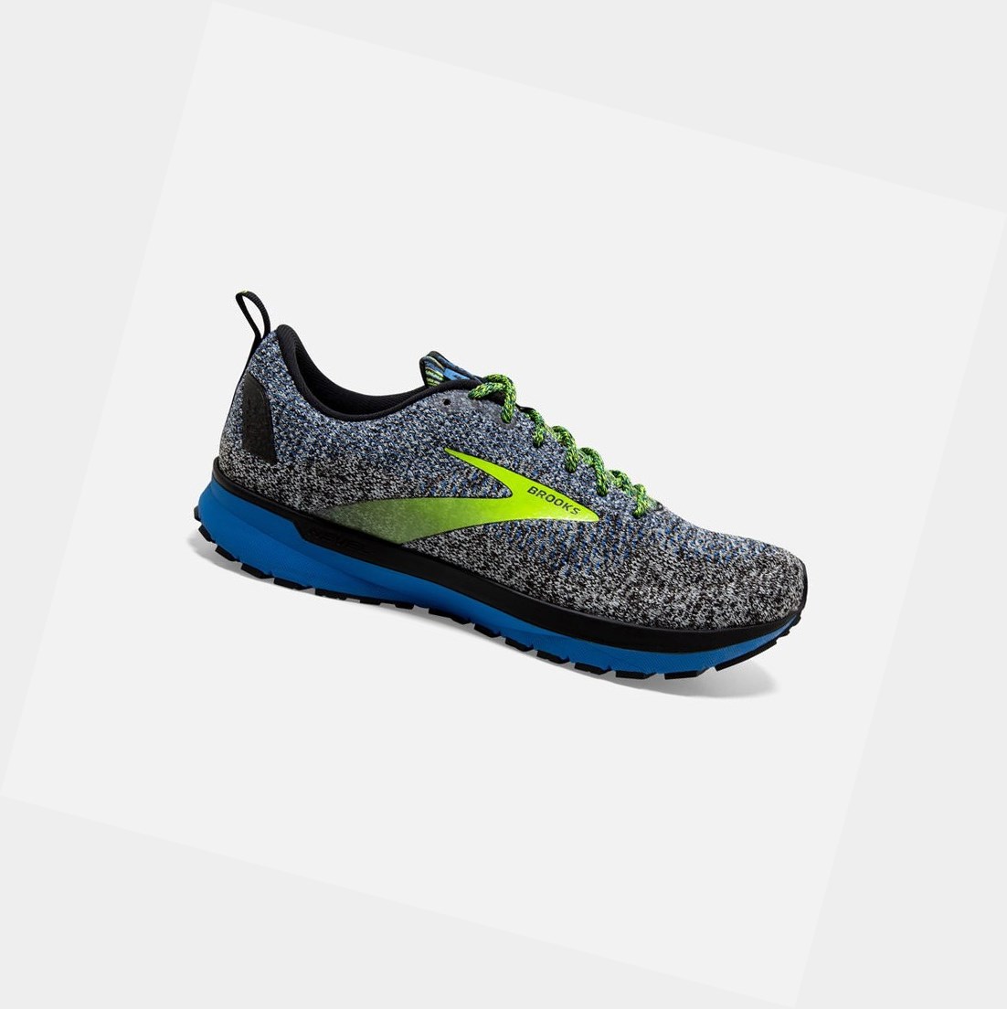 Chaussures Running Route Brooks Revel 4 Noir Bleu Homme | SNP-89612386