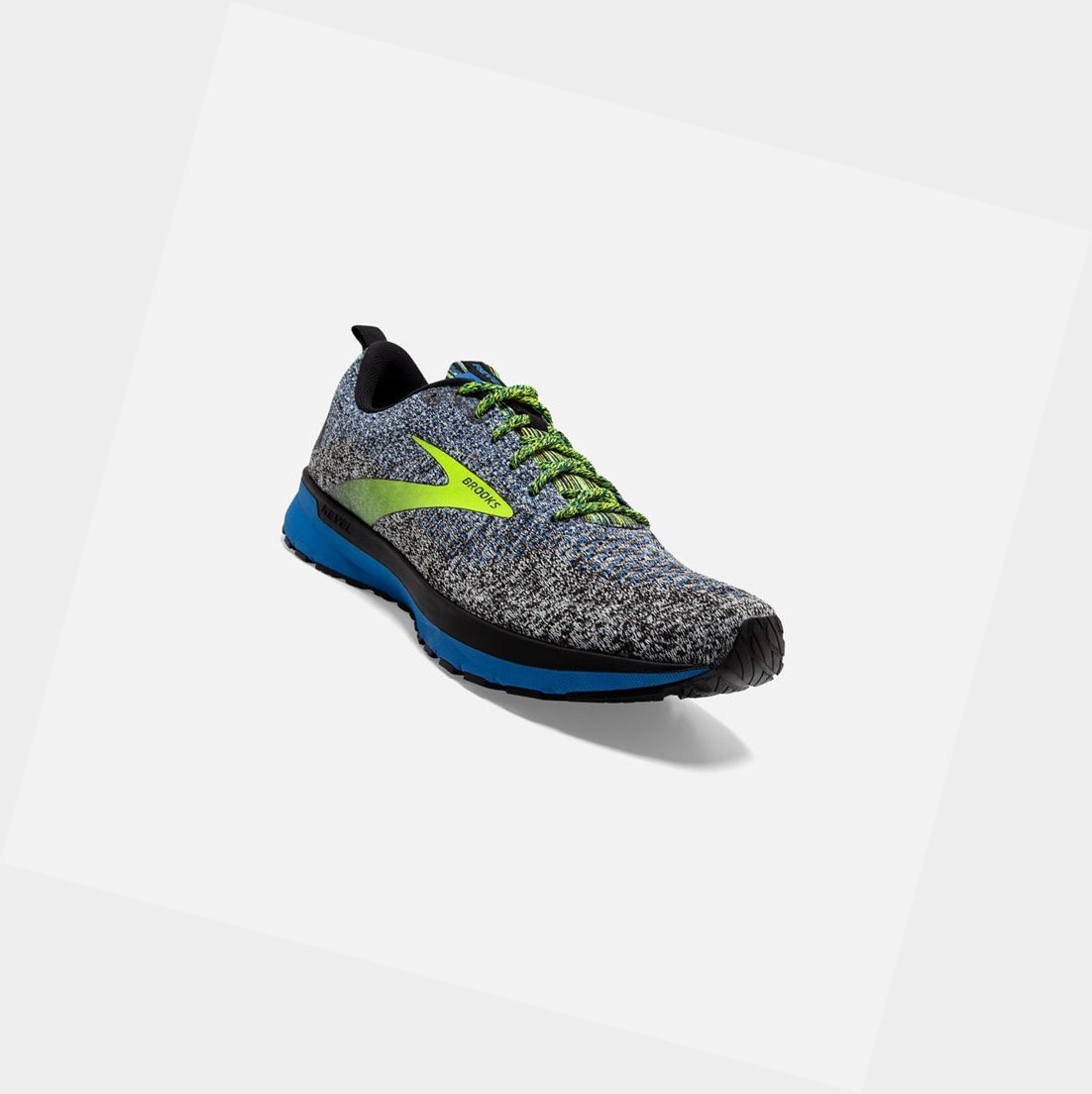 Chaussures Running Route Brooks Revel 4 Noir Bleu Homme | SNP-89612386