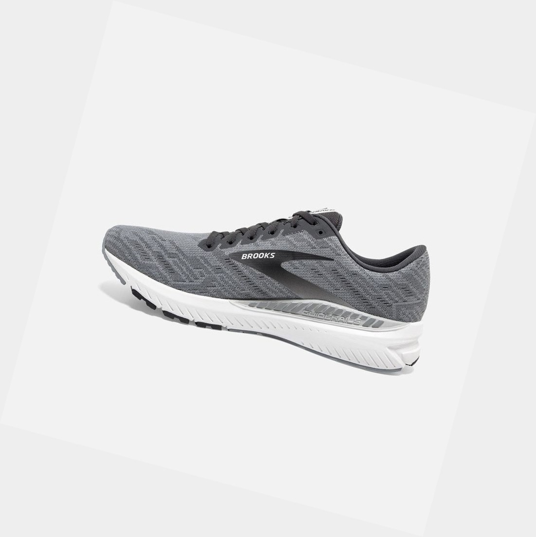 Chaussures Running Route Brooks Ravenna 11 Grise Blanche Homme | SNT-91218014