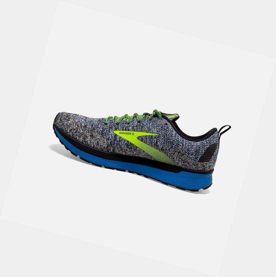 Chaussures Running Route Brooks Revel 4 Noir Bleu Homme | SNP-89612386