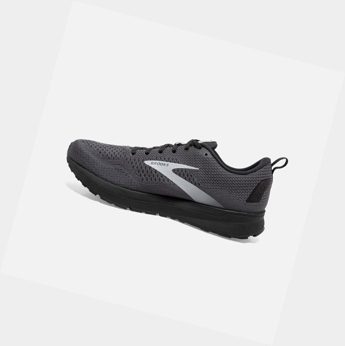 Chaussures Running Route Brooks Revel 4 Noir Grise Homme | LVI-68585222