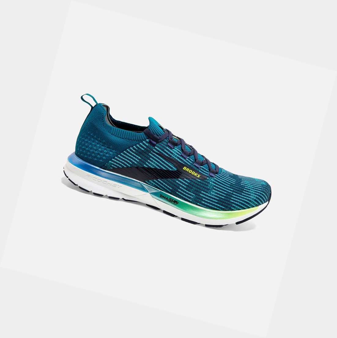 Chaussures Running Route Brooks Ricochet 2 Bleu Bleu Marine Homme | NPD-76375895