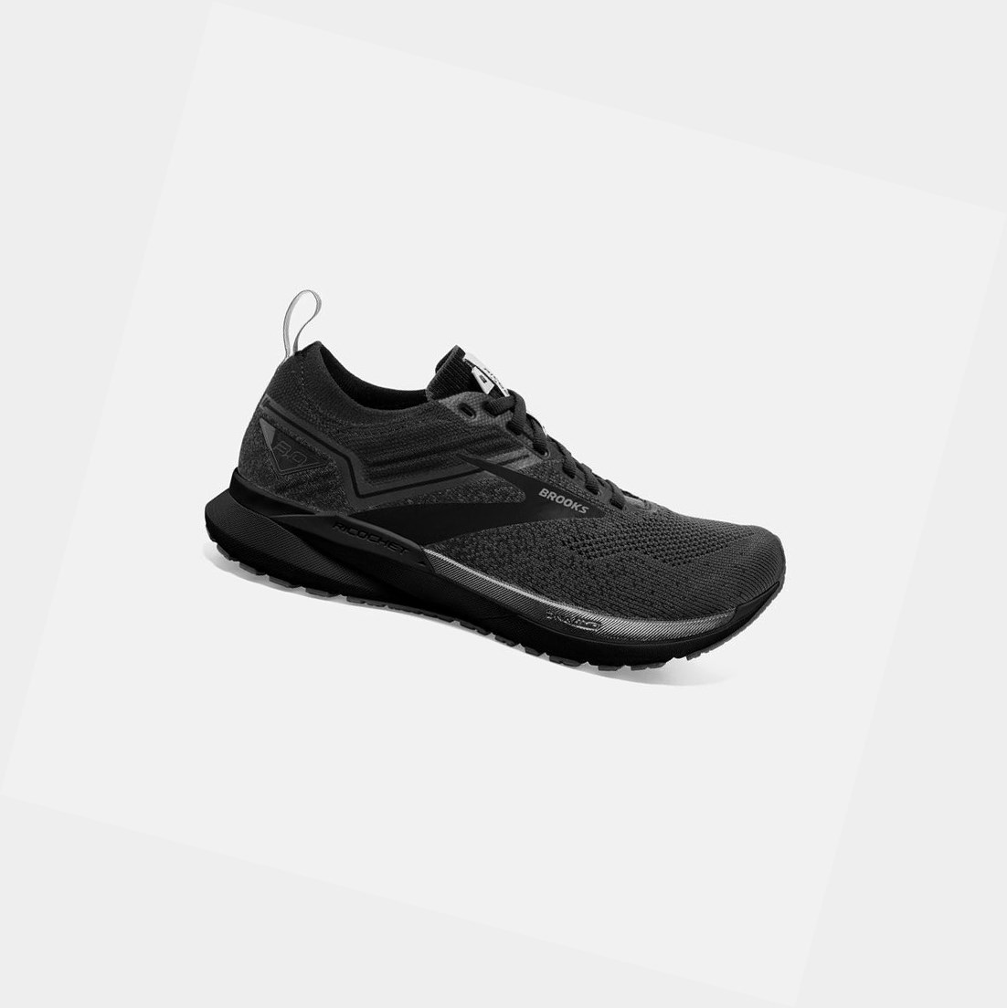 Chaussures Running Route Brooks Ricochet 3 Noir Homme | WOG-92604101