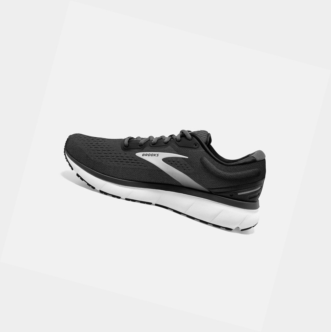 Chaussures Running Route Brooks Trace Noir Grise Homme | FOQ-34974864