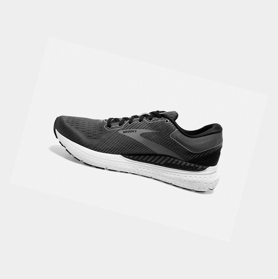 Chaussures Running Route Brooks Transcend 7 Noir Grise Homme | SKM-55978437