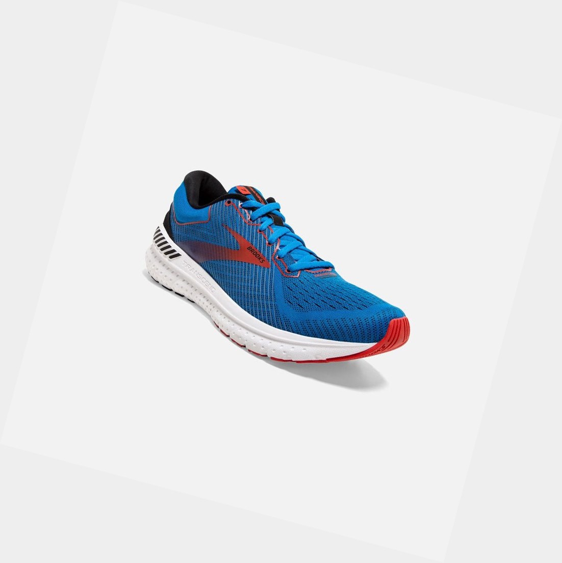 Chaussures Running Route Brooks Transcend 7 Noir Rouge Homme | XNB-14628322