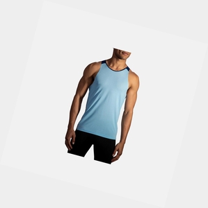 Hauts Brooks Atmosphere Singlet Bleu Marine Homme | BZJ-59416965