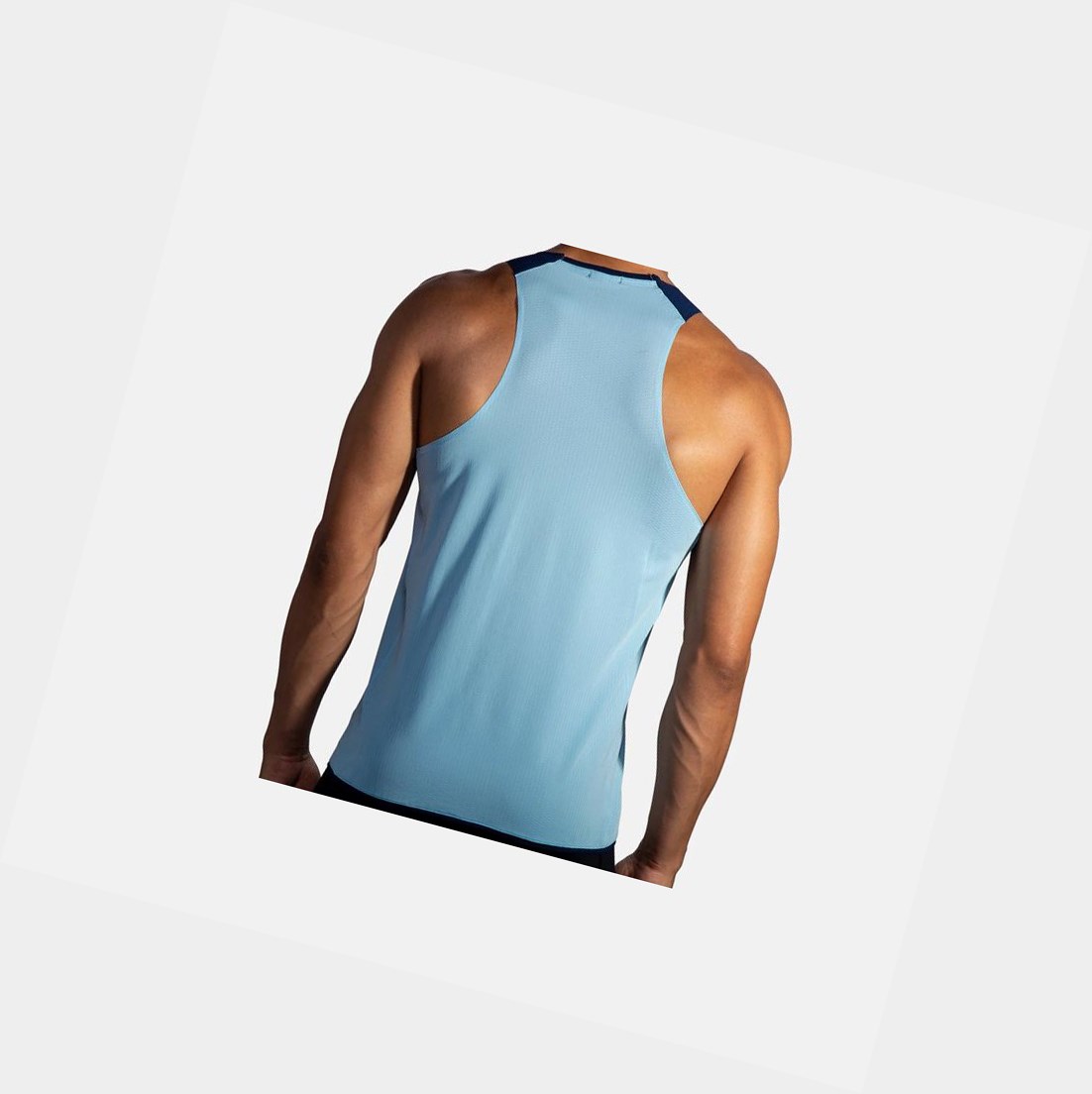 Hauts Brooks Atmosphere Singlet Bleu Marine Homme | BZJ-59416965