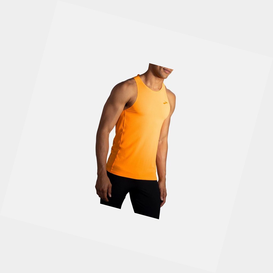 Hauts Brooks Atmosphere Singlet Orange Homme | UFI-30352456